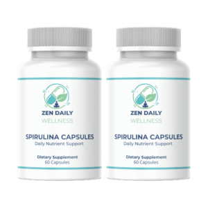 Spirulina Capsules  (2 Bottles – 60 Capsules)